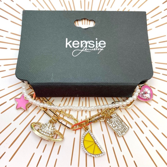 NWT Kensie Charm Bracelet - Picture 1 of 2